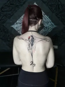 TKTX Spine Tattoo